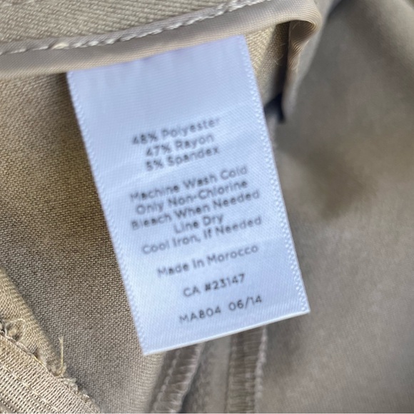 TALBOTS PETITE 2P DRESS PANTS BEIGE - Picture 10 of 16